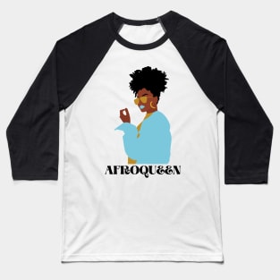 Afroqueen, Afro american Baseball T-Shirt